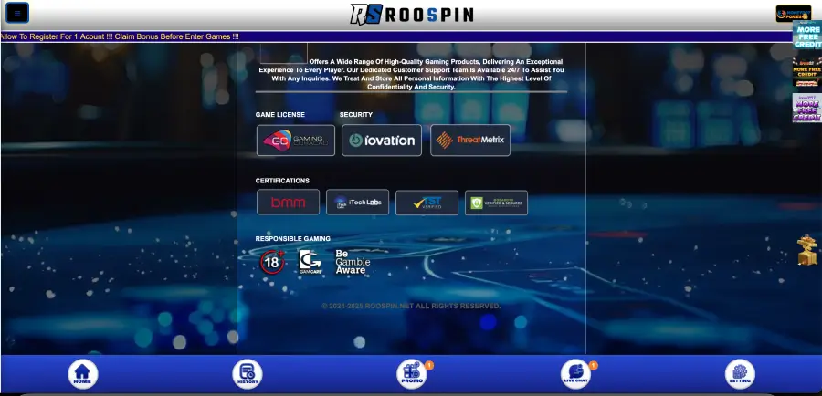 Roospin casino licence and certifications including Gaming Curacao and iTech Labs Roospin casino licence and certifications including Gaming Curacao and iTech Labs